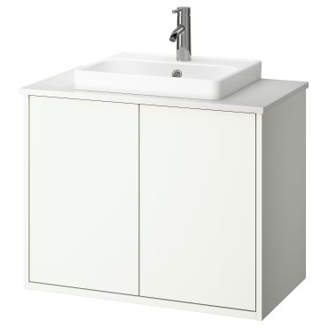 HAVBACK/ORRSJON, wash-stand with doors/wash-basin/tap, 82x49x71 cm, 595.299.71
