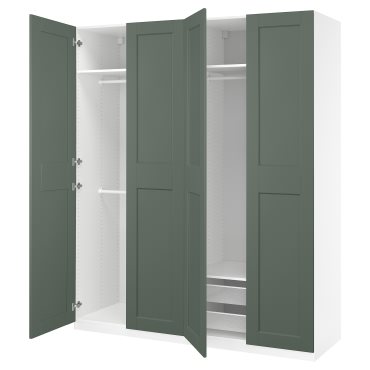PAX/GRIMO, wardrobe combination, 200x60x236 cm, 595.792.73