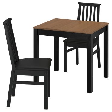 ÅLHULT / ÅLHULT, table and 2 chairs, 80x74 cm, 596.100.56