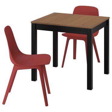 ÅLHULT/ODGER, table and 2 chairs, 80x74 cm, 596.100.75