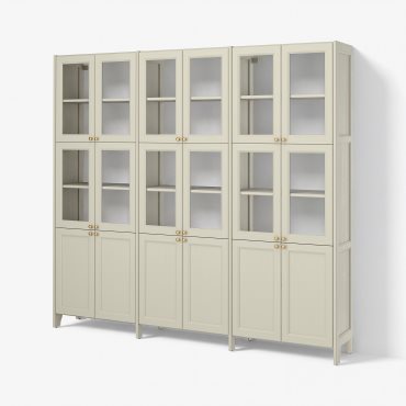 GULDDRAGARE, storage combination with 6 doors, 238x37x216 cm, 596.124.61