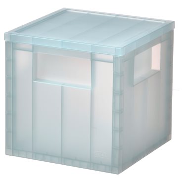 PANSARTAX, storage box with lid, 16.5x16.5x16.5 cm, 605.150.20