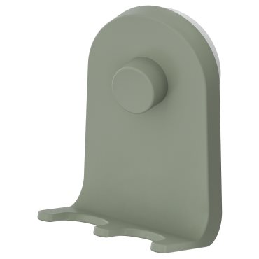 ÖBONÄS, triple hook with suction cup, 7x11 cm, 605.155.86