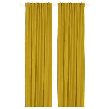 GINSTMOTT, curtains with heading tape/1 pair, 145x300 cm, 605.971.86