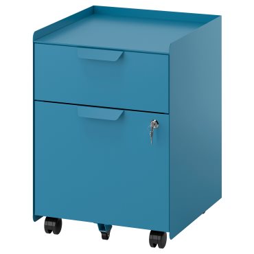 TROTTEN, drawer unit with 2 drawers on castors, 606.196.64