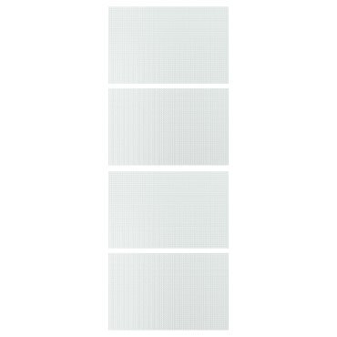 LUNDBRÄSMA, 4 panels for sliding door frame, 75x201 cm, 606.292.34