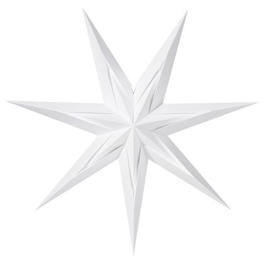 STRÅLA, lamp shade star/dotted, 70 cm, 606.398.79
