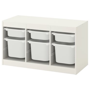 TROFAST, storage combination with boxes, 692.284.73
