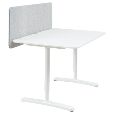 BEKANT, desk with screen, 693.872.97
