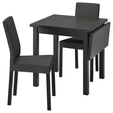 NORDVIKEN/KATTIL, table and 2 chairs, 74/104x74 cm, 694.288.58