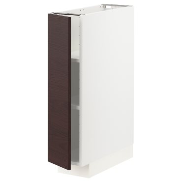 METOD, base cabinet with shelves, 20x60 cm, 694.706.87