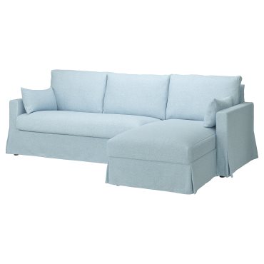 HYLTARP, 3θέσιος κανπές με σεζλόνγκ, δεξιά, 694.958.38