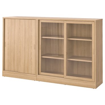 TONSTAD, storage combination with sliding doors, 202x120 cm, 695.150.68