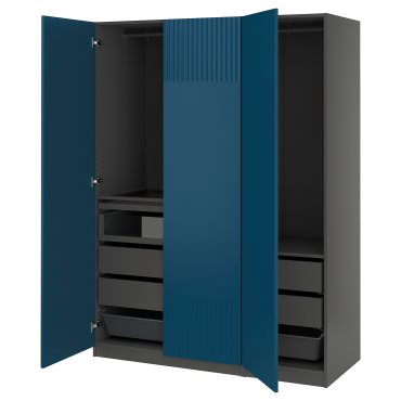 PAX/FYRUDDEN, wardrobe combination, 150x60x201 cm, 695.784.66