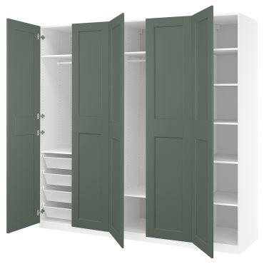 PAX/GRIMO, wardrobe combination, 250x60x236 cm, 695.792.82