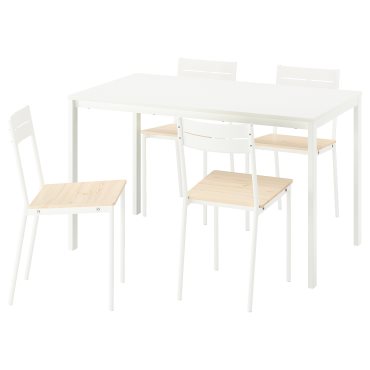 VIHALS/BUSLÄTT, table and 4 chairs, 125x74 cm, 695.904.73
