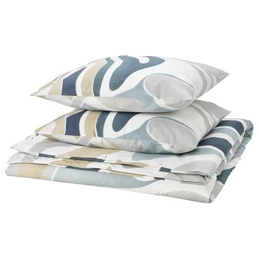 MYGGLASVINGE, duvet cover and 2 pillowcases, 240x220/50x60 cm, 705.912.21