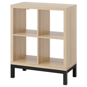 KALLAX, shelving unit with underframe, 77x94 cm, 794.426.27