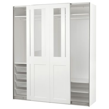 PAX/GRIMO, wardrobe combination, 200x66x236 cm, 795.030.36