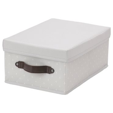 BLADDRARE, box with lid, 25x35x15 cm, 804.743.92