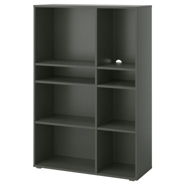 VIHALS, shelving unit with 6 shelves, 95x37x140 cm, 805.429.18