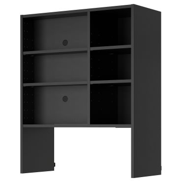 METOD, wall cabinet frame for built-in extractor hood, 80x37x100 cm, 805.922.20