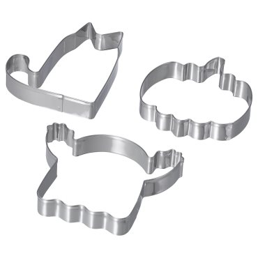 KUSTFYR, pastry cutter, set of 3, 805.996.03