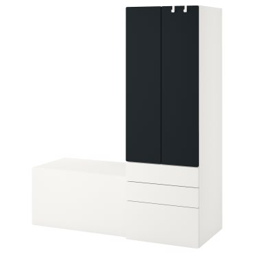 SMASTAD/PLATSA, storage combination with bench, 150x57x181 cm, 894.312.37