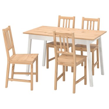 PINNTORP/PINN, table and 4 chairs, 125 cm, 895.644.49