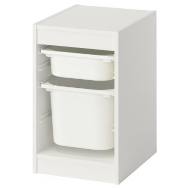 TROFAST, storage combination with boxes, 34x44x56 cm, 895.732.41
