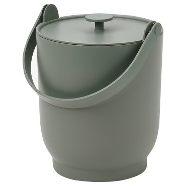 FARMARKVAST, bin with lid for organic waste, 4 l, 905.670.03
