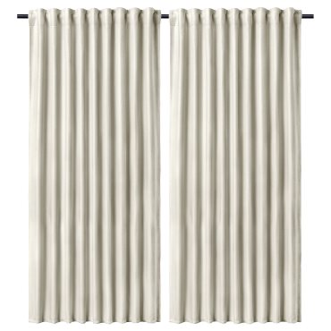 ANNAKAJSA, room darkening curtains with heading tape/1 pair, 145x280 cm, 906.408.95
