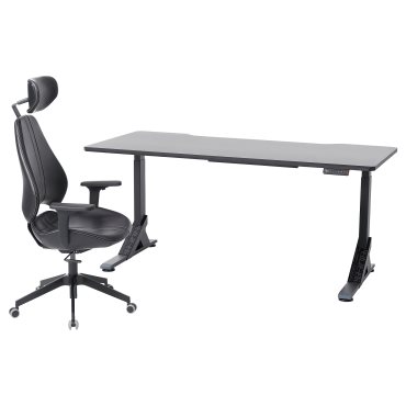 UPPSPEL/GRUPPSPEL, γραφείο/καρέκλα gaming, 180x80 cm, 994.411.65