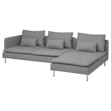 SÖDERHAMN, 4-seat sofa with chaise longue and open end, 994.521.11