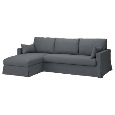 HYLTARP, 3θέσιος καναπές με σεζλόνγκ, αριστερά, 995.149.58