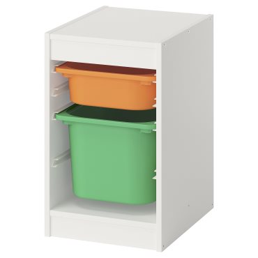 TROFAST, storage combination with boxes, 34x44x56 cm, 995.732.26