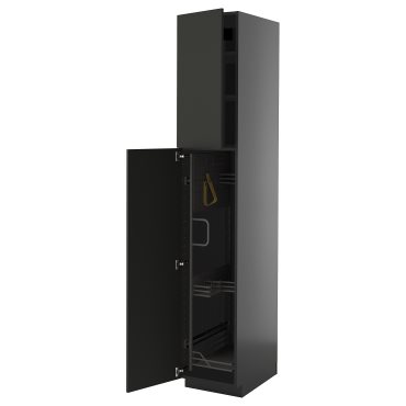 METOD, high cabinet with cleaning interior, 40x60x220 cm, 995.882.99