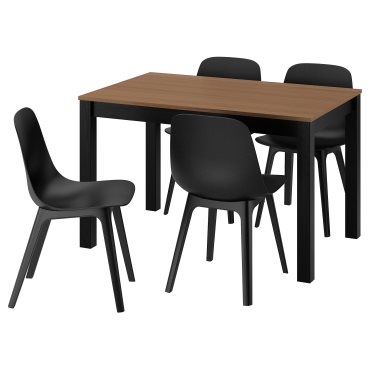 ÅLHULT/ODGER, table and 4 chairs, 120x80 cm, 996.100.78