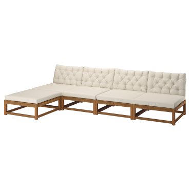 NÄMMARÖ, 4-seat modular sofa with chaise longue outdoor, 324 cm, 996.156.03