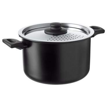 HEMLAGAD, pot with lid, 5 l, 004.622.13