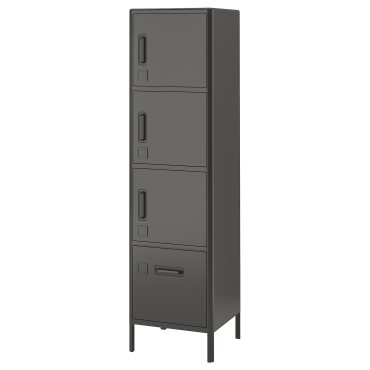 IDÅSEN, high cabinet with drawer and doors, 45x172 cm, 004.963.88