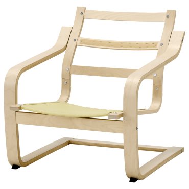 POÄNG, armchair frame with low back, 005.821.97