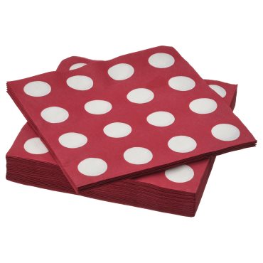 SLÖJSTJÄRT, paper napkin 33x33 cm/30 pack, 160g, 005.936.24