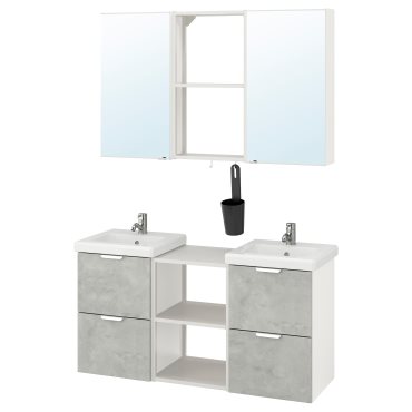 ENHET/TVALLEN, bathroom furniture, set of 22, 093.376.01