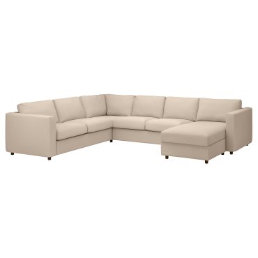 VIMLE, γωνιακός καναπές, 5 θέσεων με σεζλόνγκ, 093.996.70
