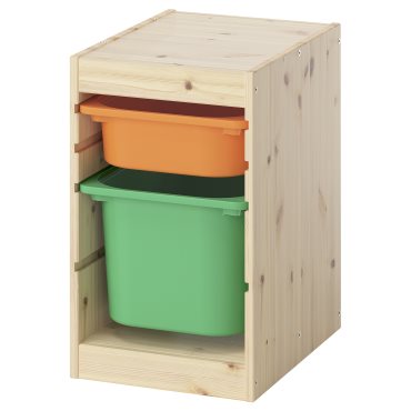 TROFAST, storage combination with boxes, 32x44x52 cm, 095.732.78