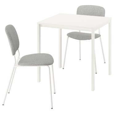 VIHALS, table and 2 chairs, 74x74 cm, 095.899.34