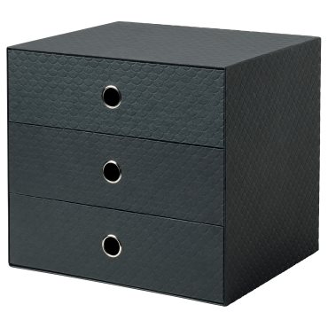 PALLRA, mini chest with 3 drawers, 33x26 cm, 104.681.63