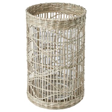 SLIPPRIG, lantern for block candle/handmade, 105.165.26
