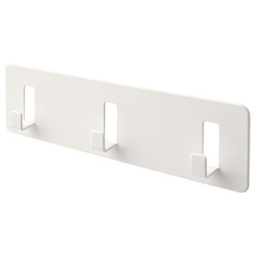 GALTBOX, rack with 3 hooks/self-adhesive, 16 cm, 105.637.11
